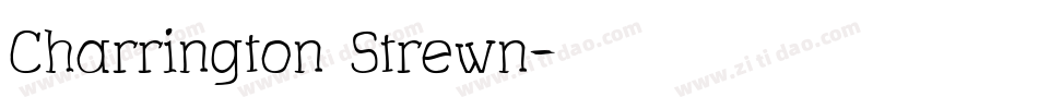 Charrington Strewn字体转换